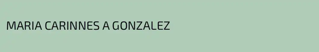 MARIA CARINNES A GONZALEZ